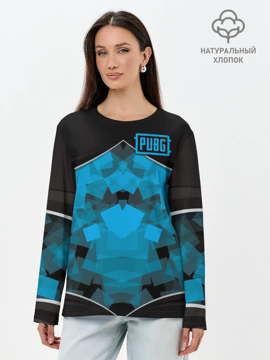 Лонгслив женский. Хлопок / PUBG Steel Armor