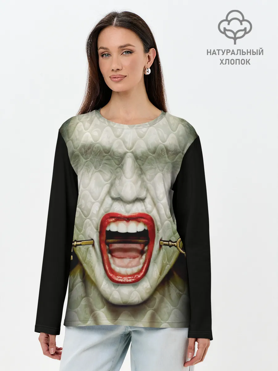 Лонгслив женский. Хлопок / American Horror Story