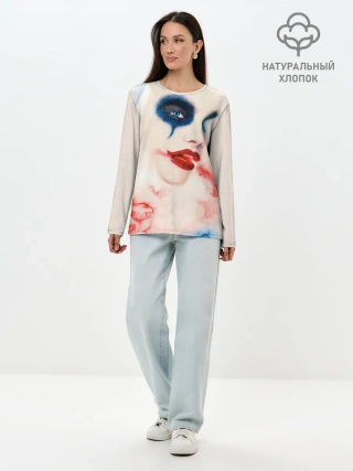 Лонгслив женский. Хлопок / American Horror Story