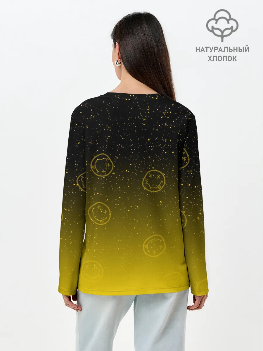 Лонгслив женский. Хлопок / NIRVANA SPACE
