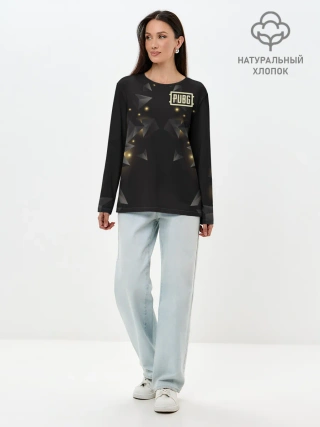 Лонгслив женский. Хлопок / PUBG Guard Light