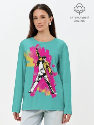 Лонгслив женский. Хлопок / Freddi_