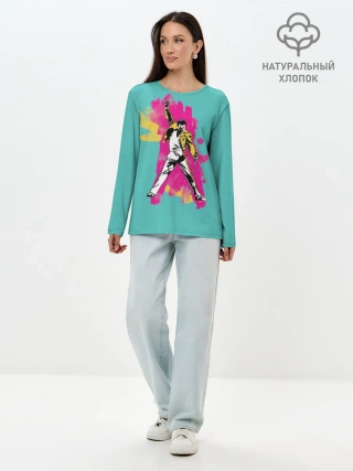 Лонгслив женский. Хлопок / Freddi_