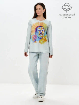 Лонгслив женский. Хлопок / Freddie Mercury