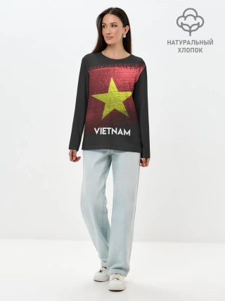 Лонгслив женский. Хлопок / VIETNAM