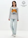 Лонгслив женский. Хлопок / Hello Fox