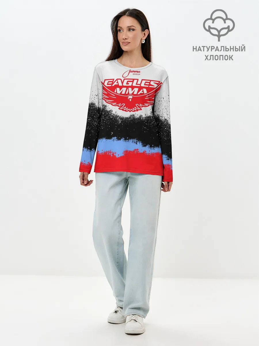 Лонгслив женский. Хлопок / Eagles MMA