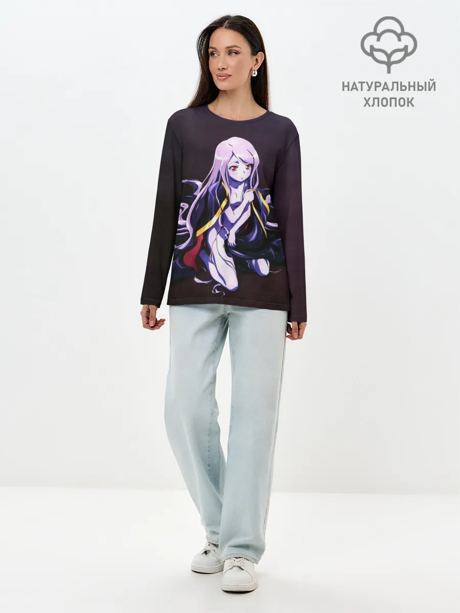 Лонгслив женский. Хлопок / Shalltear