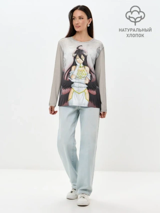 Лонгслив женский. Хлопок / Оверлорд Ангел