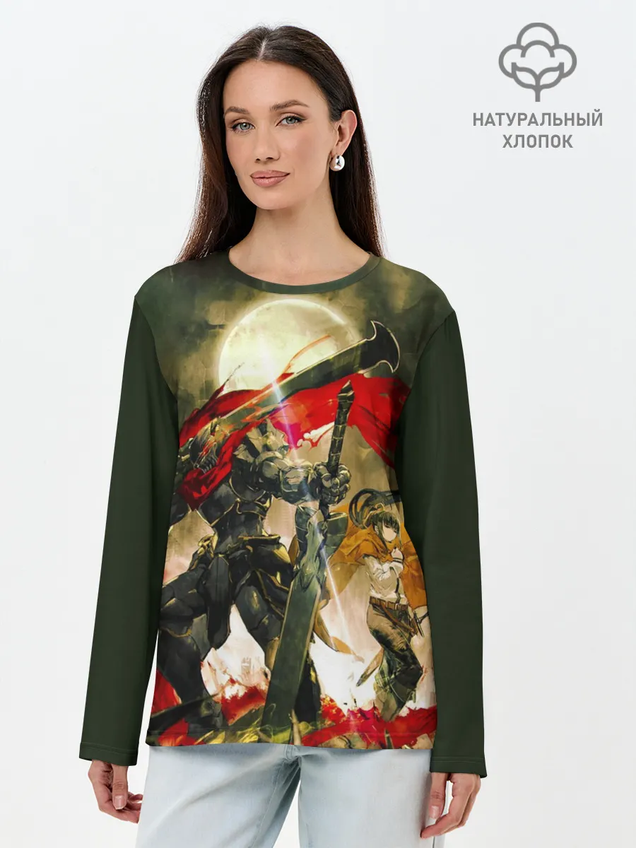 Лонгслив женский. Хлопок / Momonga & Narberal Gamma