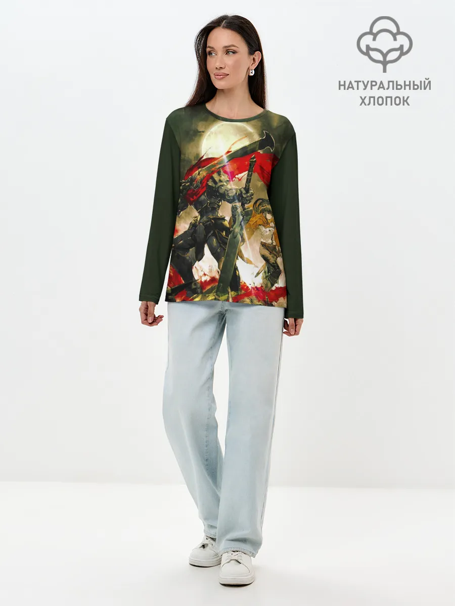 Лонгслив женский. Хлопок / Momonga & Narberal Gamma