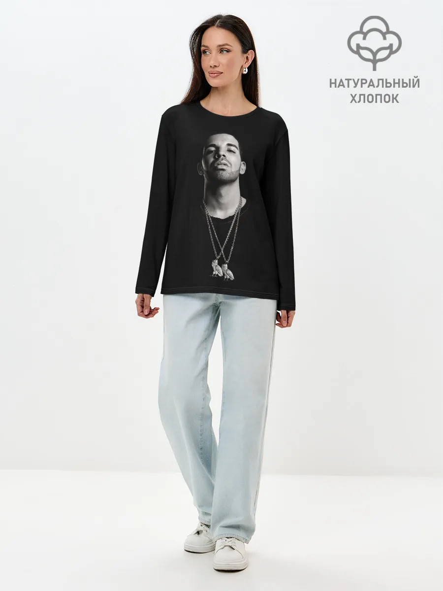 Лонгслив женский. Хлопок / Drake