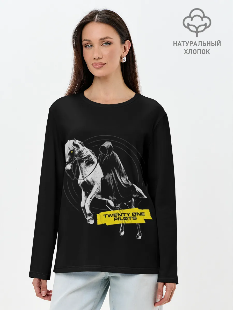 Лонгслив женский. Хлопок / Twenty One Pilots