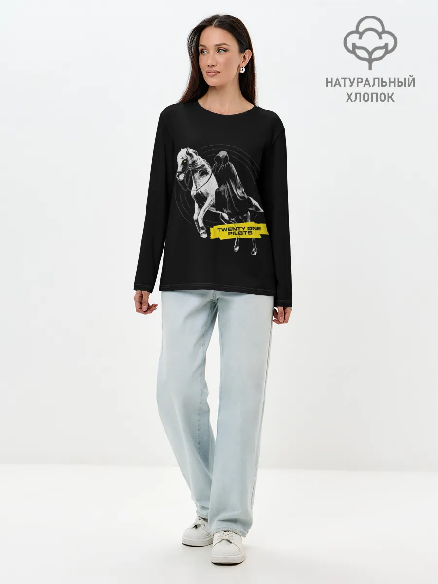 Лонгслив женский. Хлопок / Twenty One Pilots