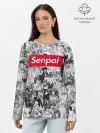 Лонгслив женский. Хлопок / SENPAI
