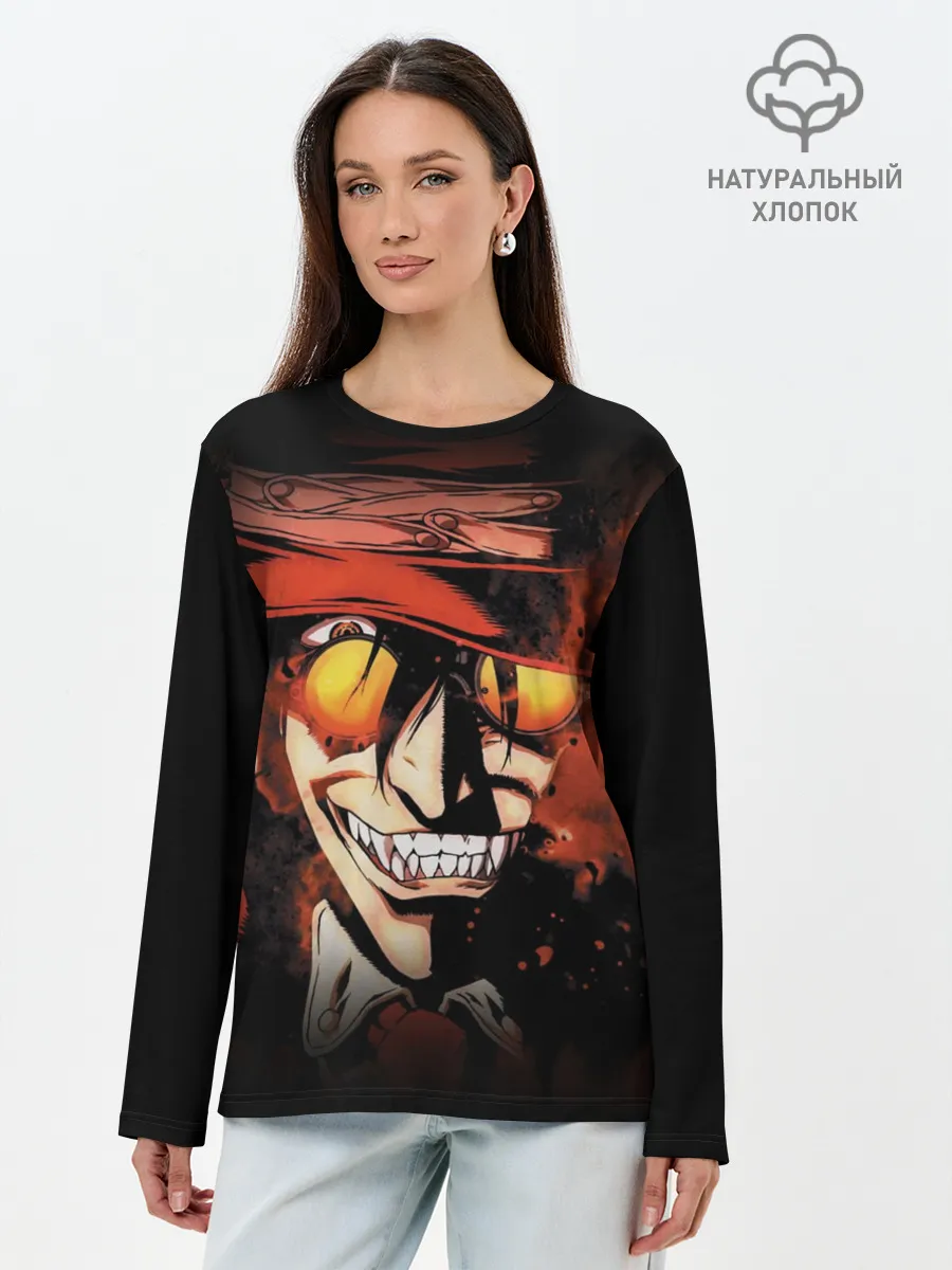 Лонгслив женский. Хлопок / 1234