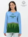 Лонгслив женский. Хлопок / Сибирь