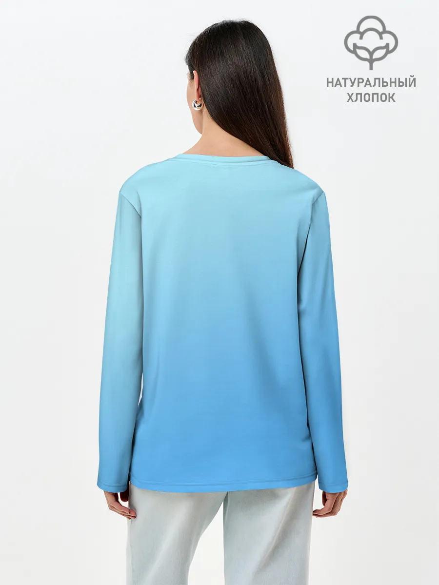 Лонгслив женский. Хлопок / Railgun