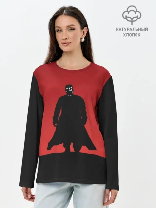 Лонгслив женский. Хлопок / Город грехов - Марв