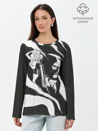 Лонгслив женский. Хлопок / Sin City