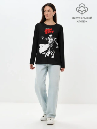 Лонгслив женский. Хлопок / Sin City - Marv