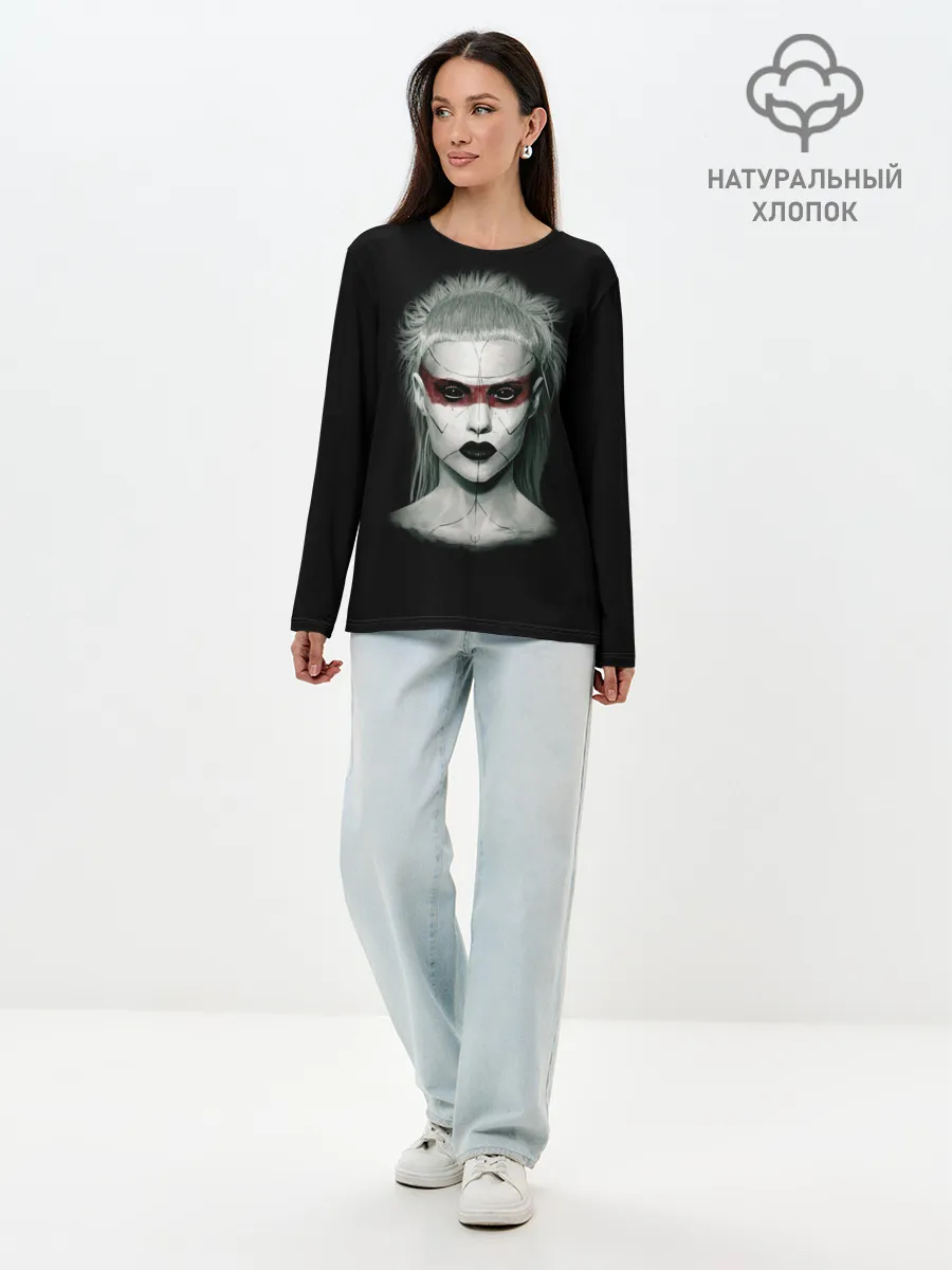 Лонгслив женский. Хлопок / Йо-Ланди Фиссер