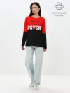 Лонгслив женский. Хлопок / PSYCHO!