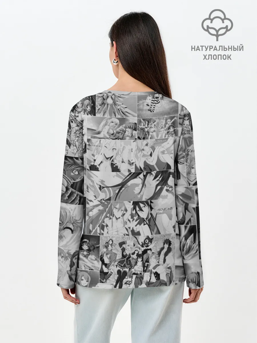 Лонгслив женский. Хлопок / Все герои Фейри Тейл