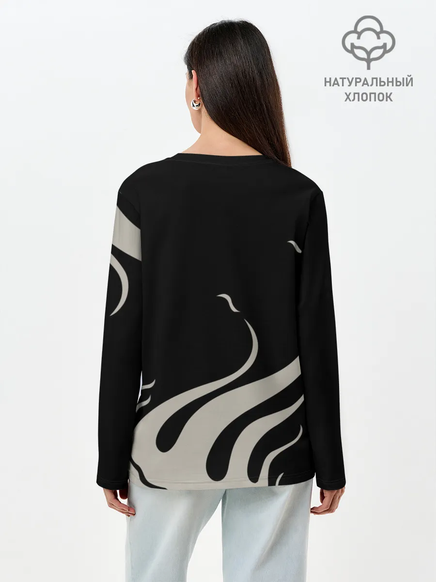 Лонгслив женский. Хлопок / Slipknot