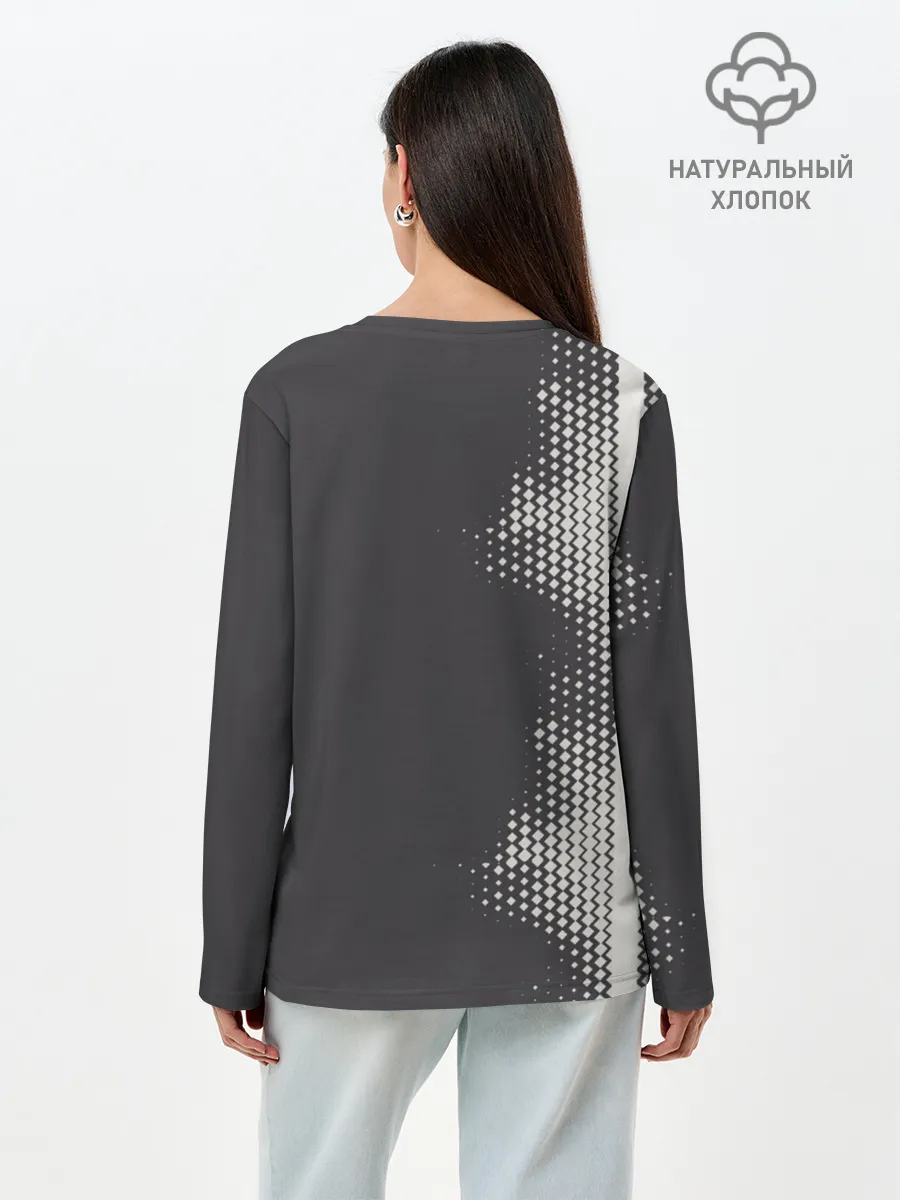 Лонгслив женский. Хлопок / I Love Rock