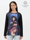 Лонгслив женский. Хлопок / Японская анимация