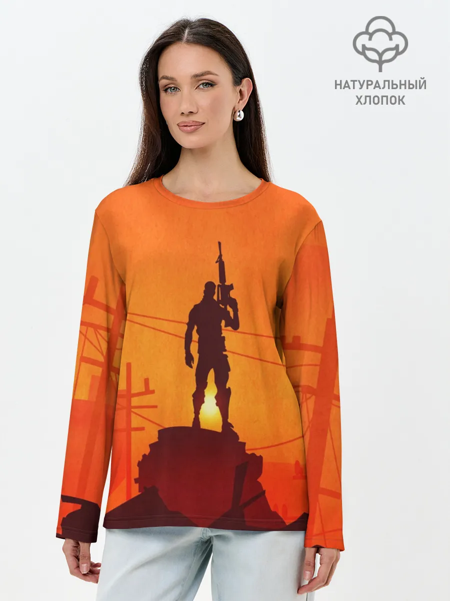 Лонгслив женский. Хлопок / FORTNITE