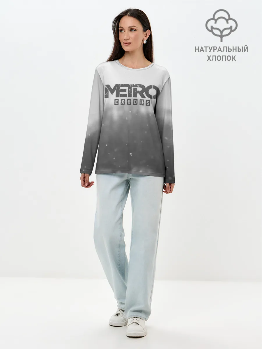 Лонгслив женский. Хлопок / METRO WINTER