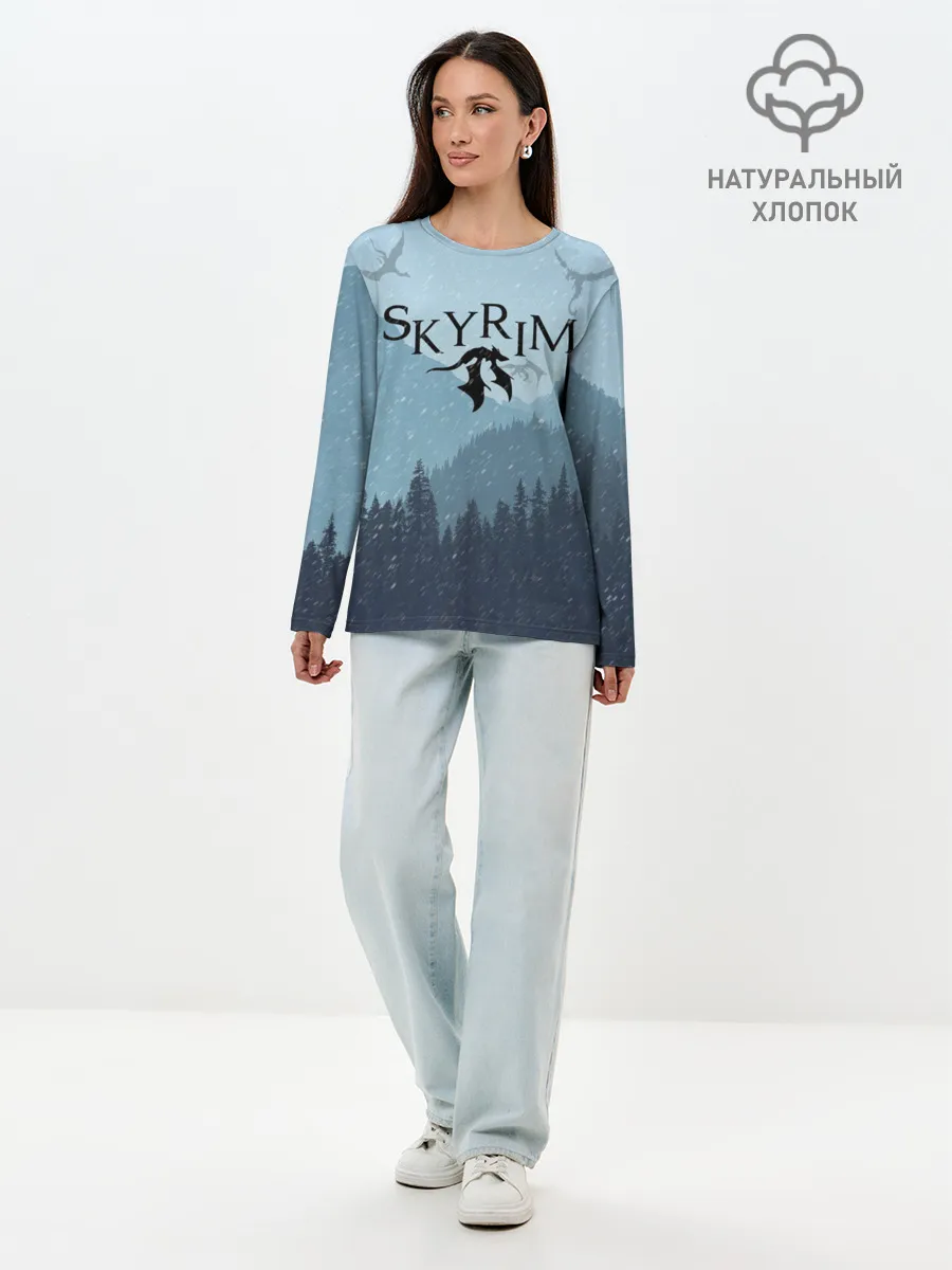 Лонгслив женский. Хлопок / TES SKYRIM