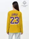 Лонгслив женский. Хлопок / James 18-19 LA Lakers home