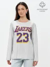Лонгслив женский. Хлопок / James 18-19 third LA Lakers