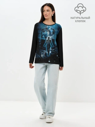 Лонгслив женский. Хлопок / Doctor Who