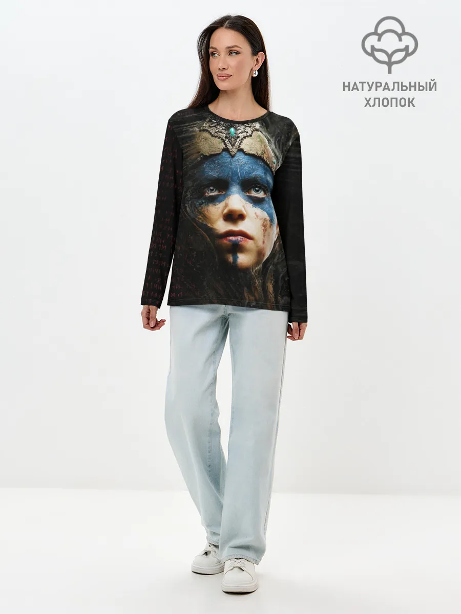 Лонгслив женский. Хлопок / Senuas Sacrifice