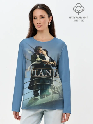 Лонгслив женский. Хлопок / Титаник постер