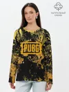 Лонгслив женский. Хлопок / PUBG