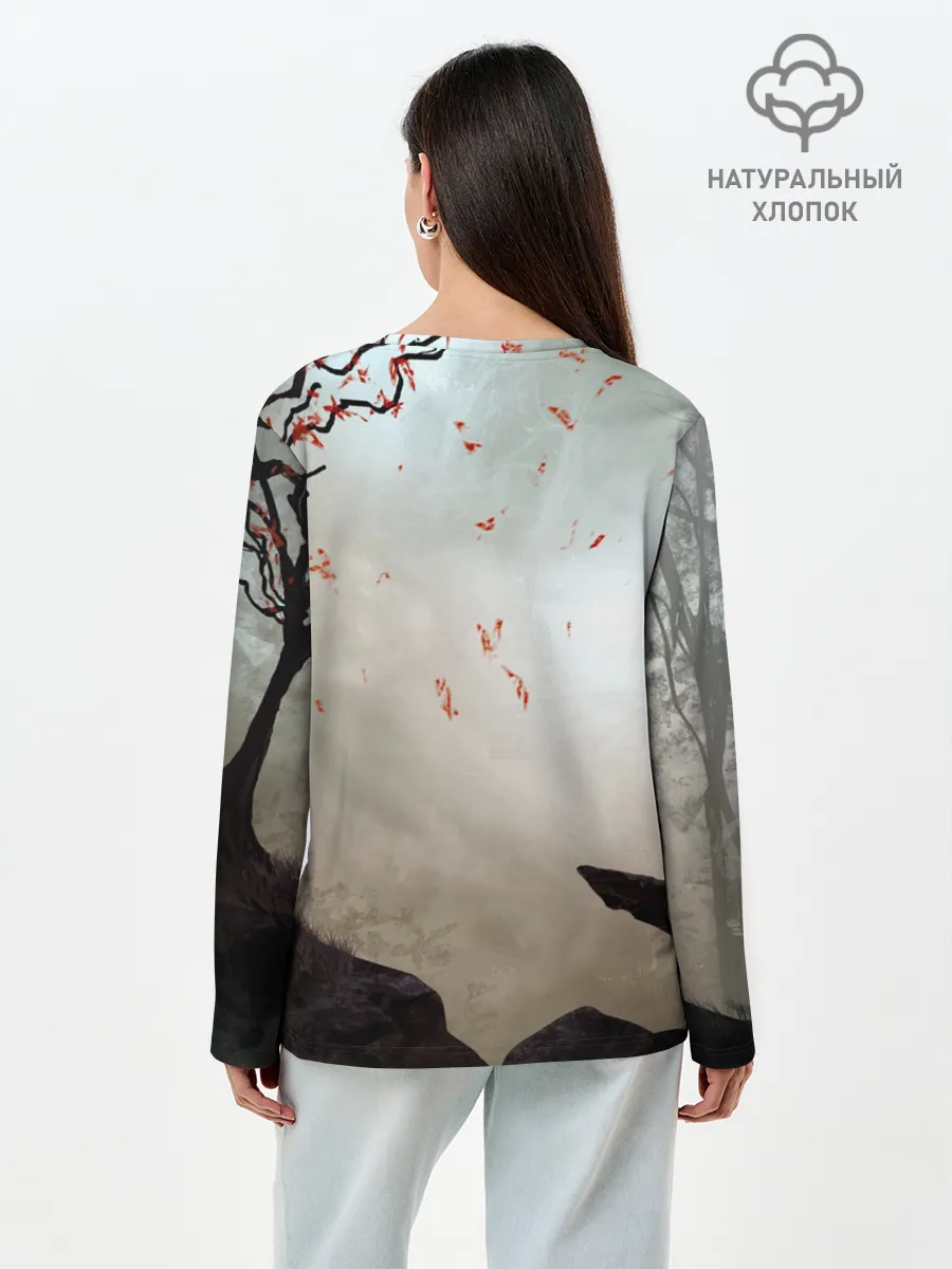 Лонгслив женский. Хлопок / The Elder Scrolls SKYRIM 5