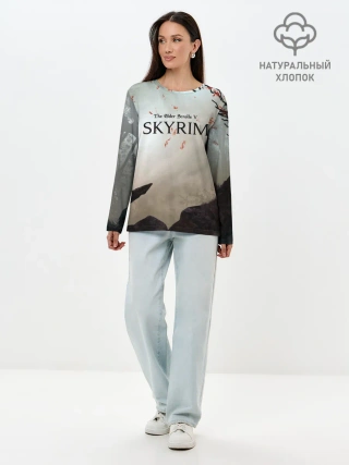 Лонгслив женский. Хлопок / The Elder Scrolls SKYRIM 5
