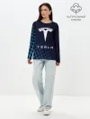 Лонгслив женский. Хлопок / Tesla Motors