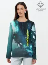 Лонгслив женский. Хлопок / Cyberpunk 2077