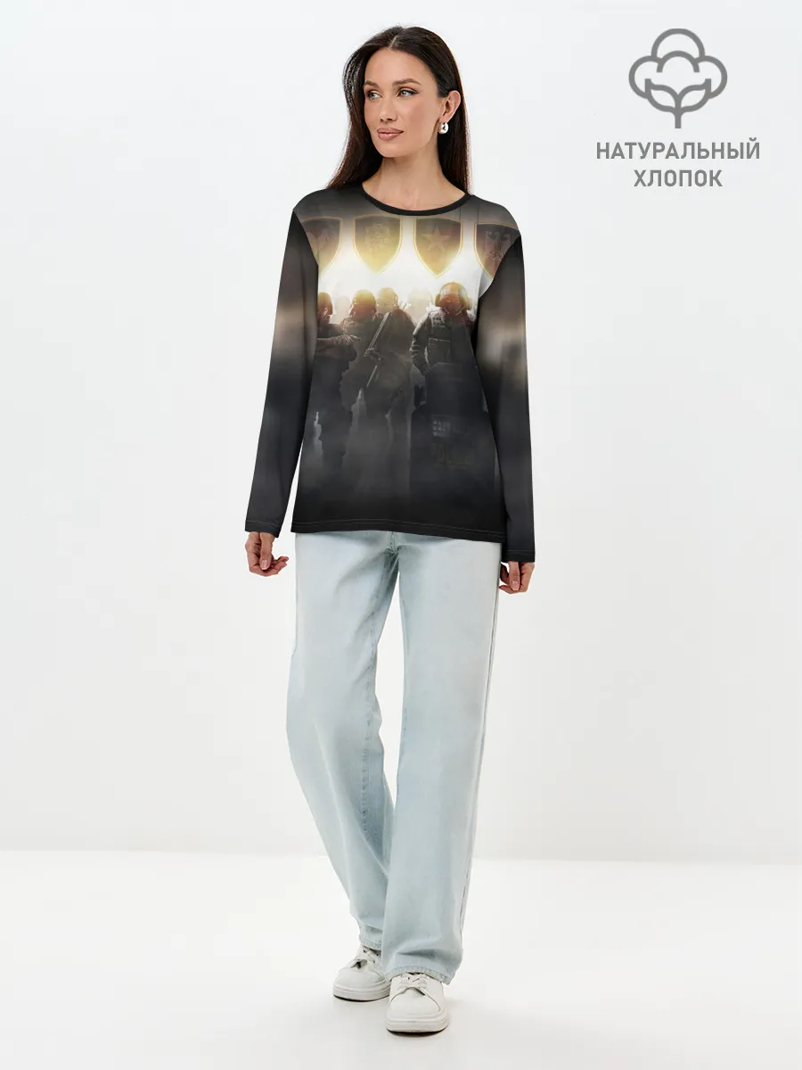 Лонгслив женский. Хлопок / RAINBOW SIX SIEGE