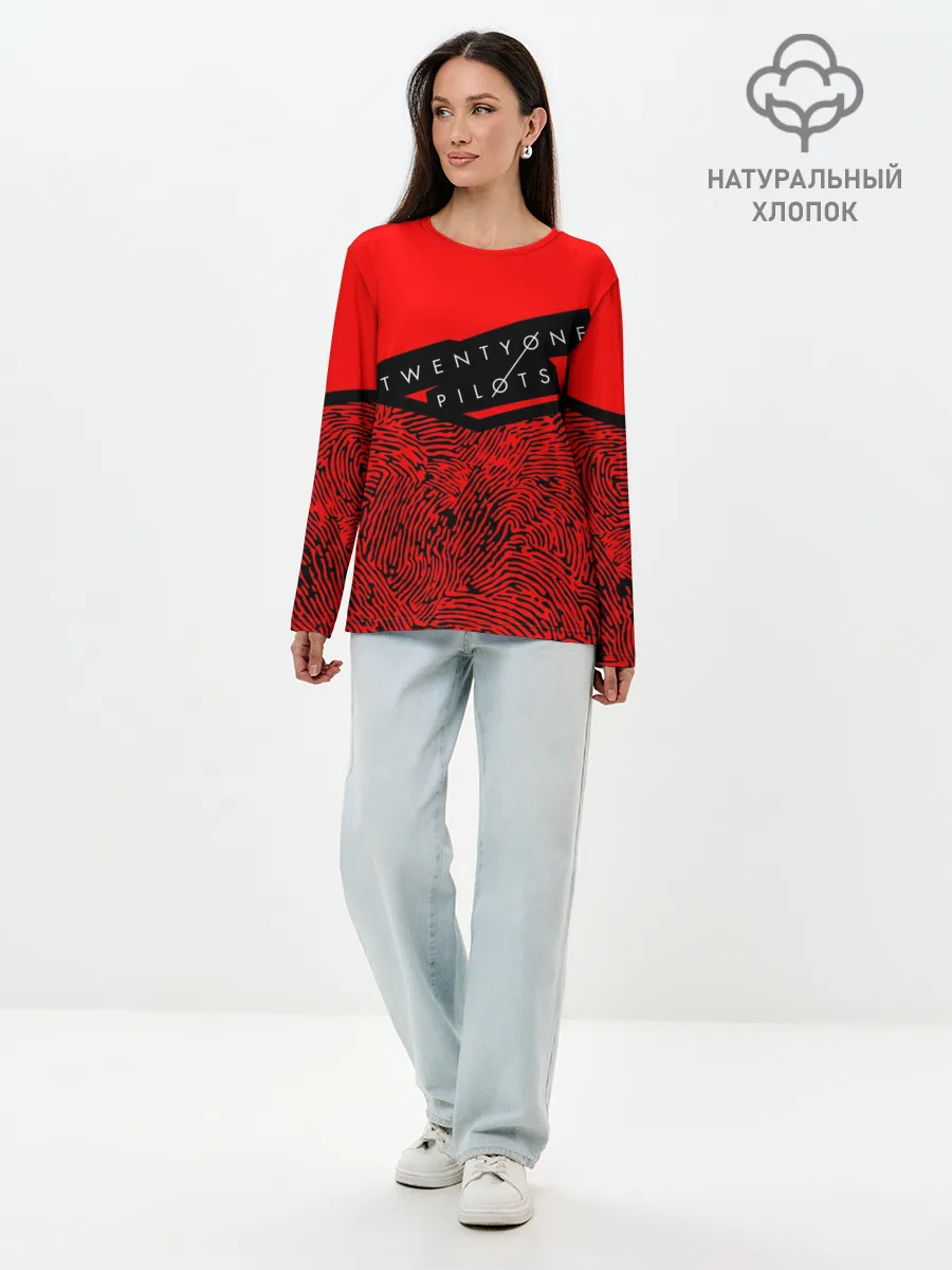 Лонгслив женский. Хлопок / Twenty One Pilots