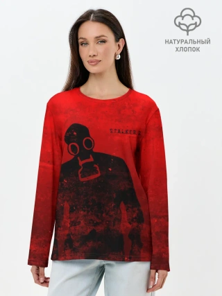 Лонгслив женский. Хлопок / S.T.A.L.K.E.R. 2