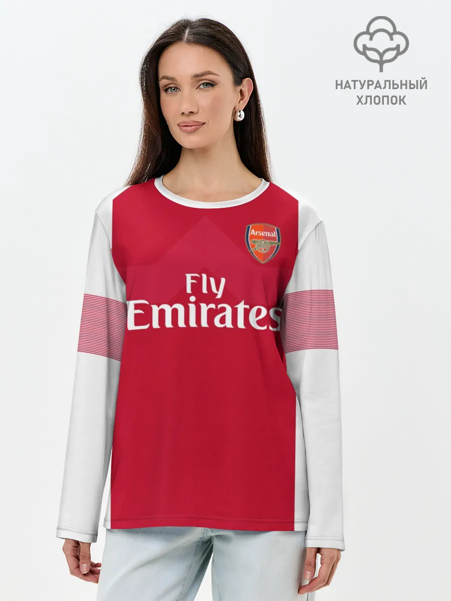 Лонгслив женский. Хлопок / Aubameyang home 18-19