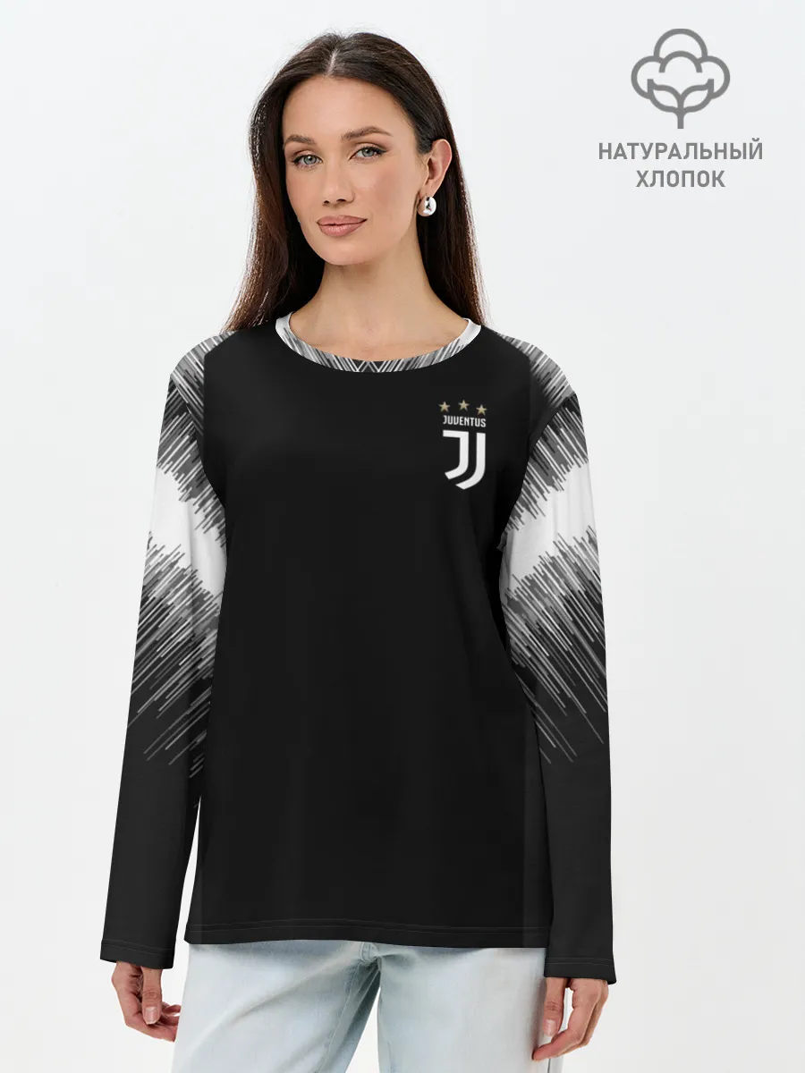 Лонгслив женский. Хлопок / 1