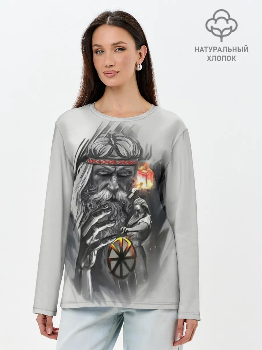 Лонгслив женский. Хлопок / Сварог